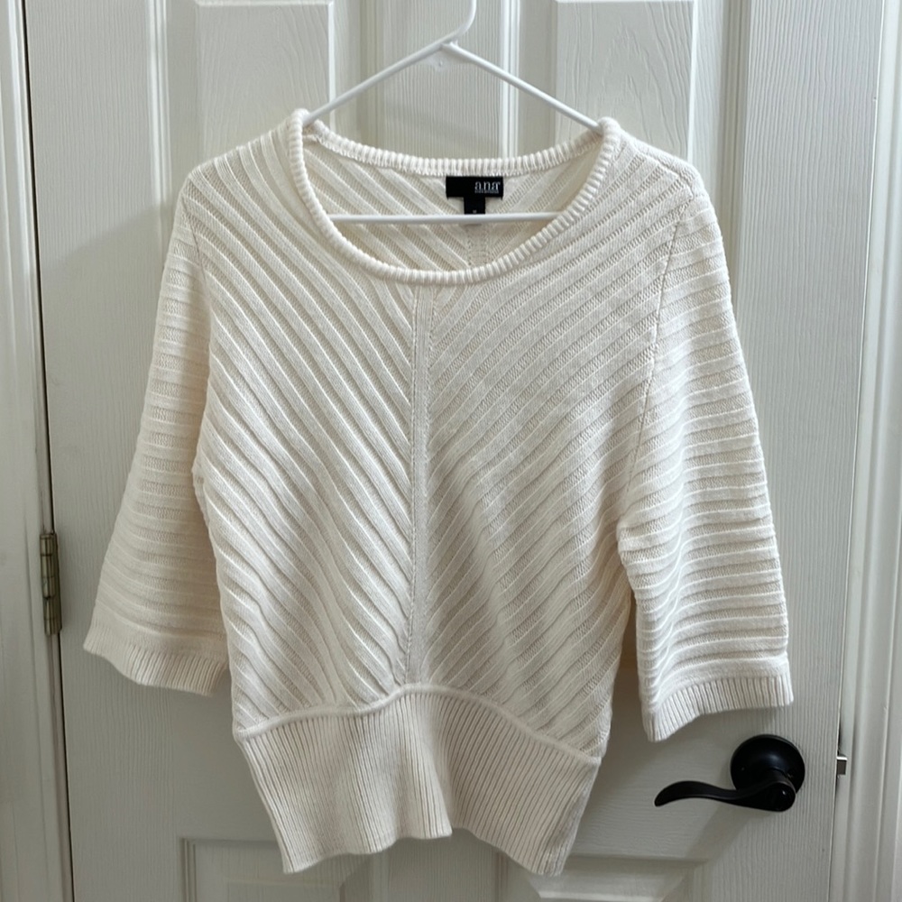 white a.n.a sweater